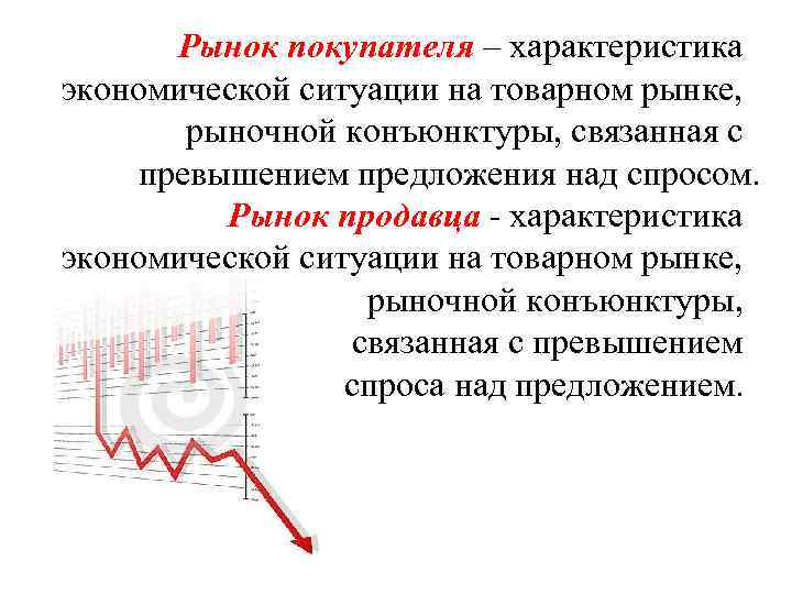 Рынок покупателя – характеристика экономической ситуации на товарном рынке, рыночной конъюнктуры, связанная с превышением