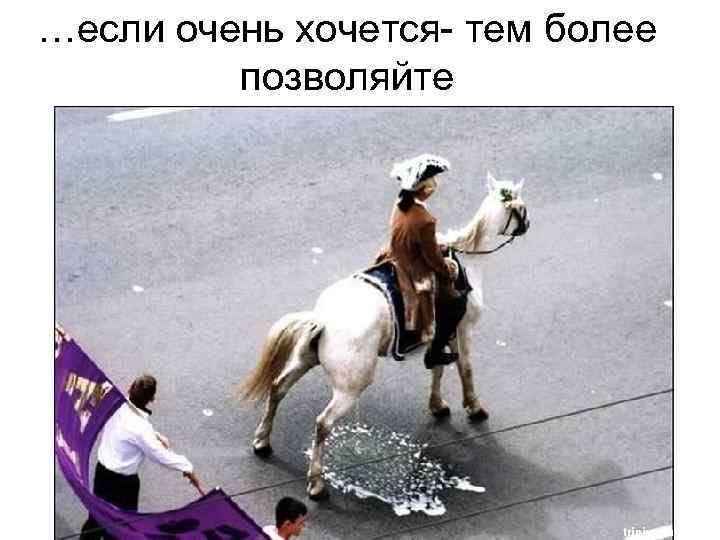 …если очень хочется- тем более позволяйте 