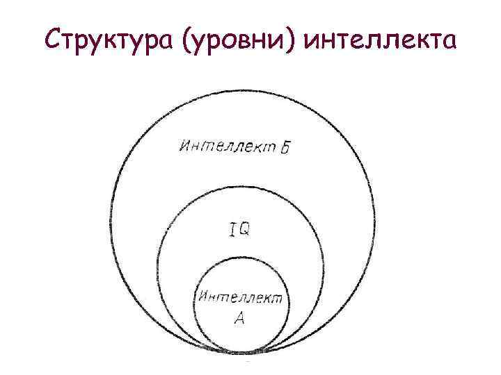 Структура (уровни) интеллекта 