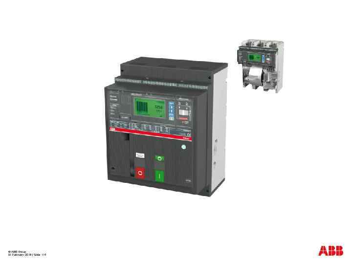 © ABB Group 01 February 2018 | Slide 114 