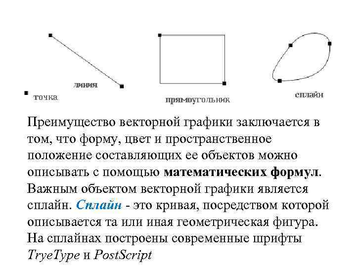 Положение объектов