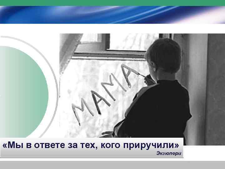  «Мы в ответе за тех, кого приручили» Экзюпери 