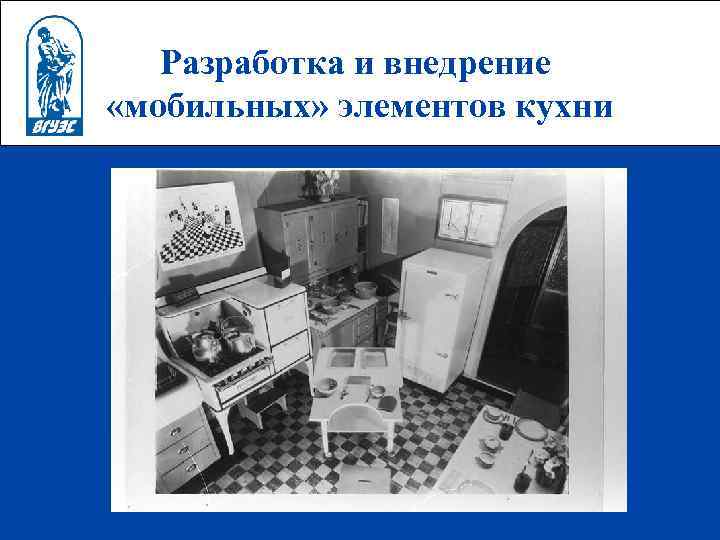 Разработка и внедрение «мобильных» элементов кухни 