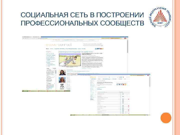 СОЦИАЛЬНАЯ СЕТЬ В ПОСТРОЕНИИ ПРОФЕССИОНАЛЬНЫХ СООБЩЕСТВ 