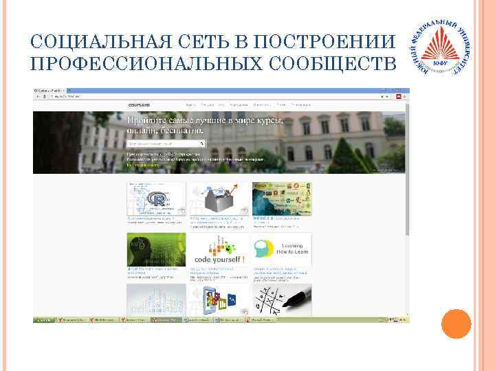 СОЦИАЛЬНАЯ СЕТЬ В ПОСТРОЕНИИ ПРОФЕССИОНАЛЬНЫХ СООБЩЕСТВ 