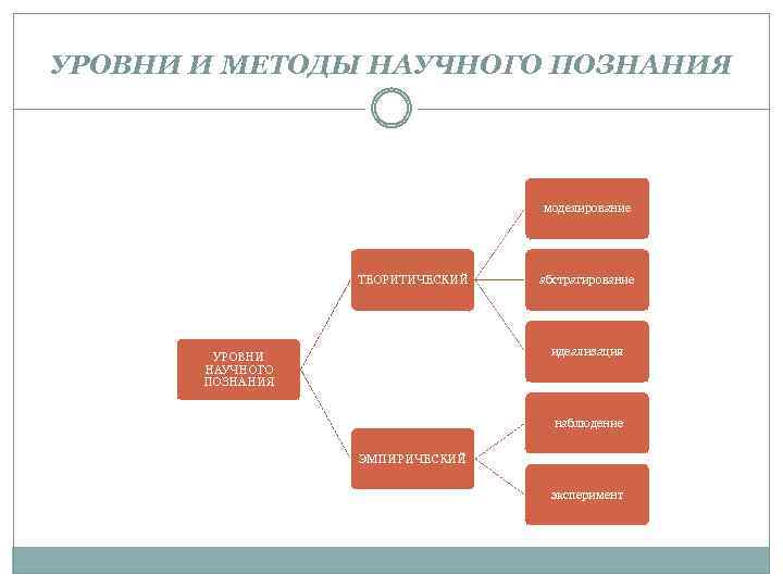 Установите соответствие между уровнями научного познания