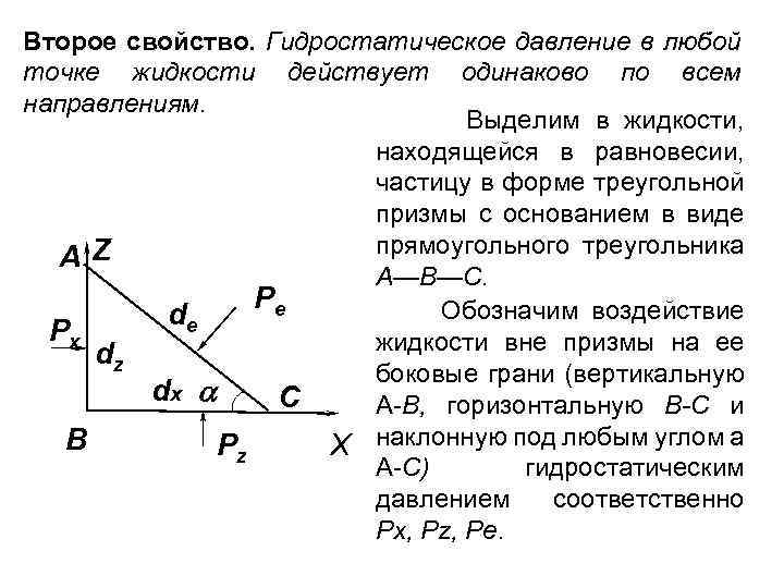 Свойства давления