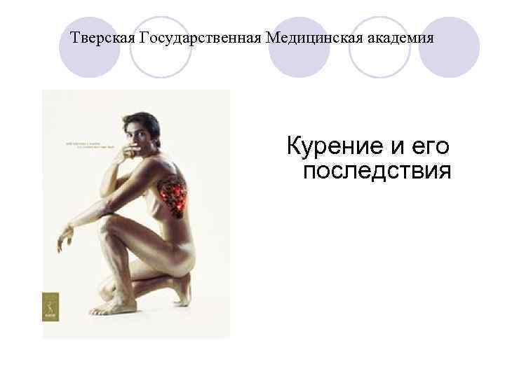 Тверская Государственная Медицинская академия Курение и его последствия 
