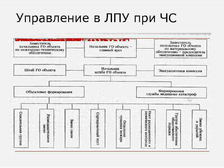 Структура лпу схема