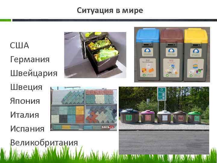 Ситуация в мире США Германия Швейцария Швеция Япония Италия Испания Великобритания 