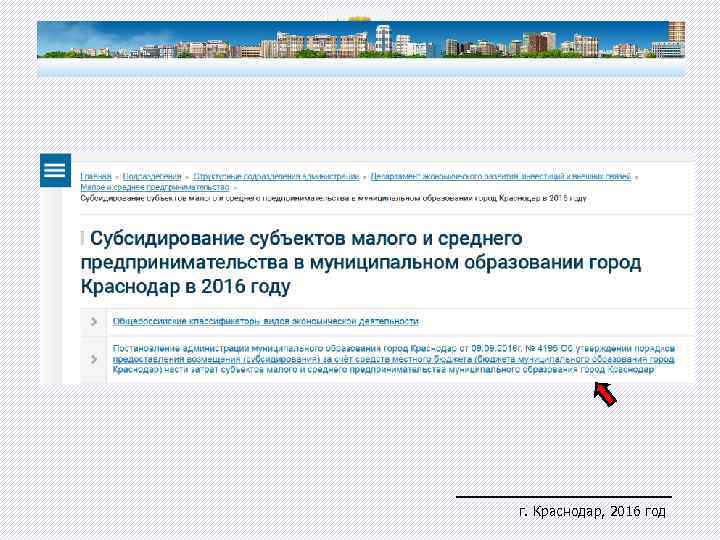 г. Краснодар, 2016 год 