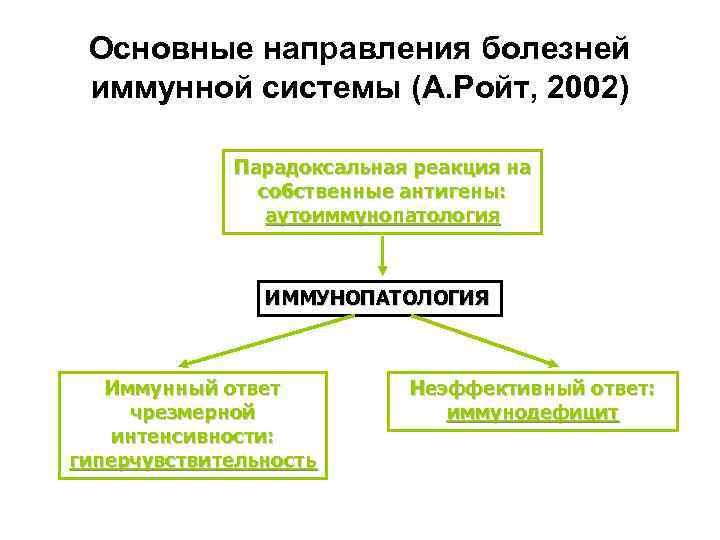 Направления заболеваний