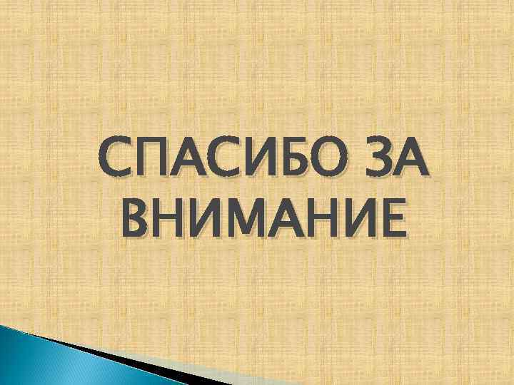 СПАСИБО ЗА ВНИМАНИЕ 