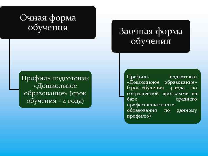 Что значит обучение очно заочное в вузе