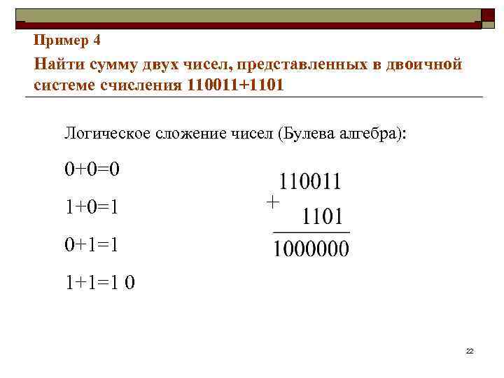 Логическая электронная схема выполняющая сложение двоичных чисел называется