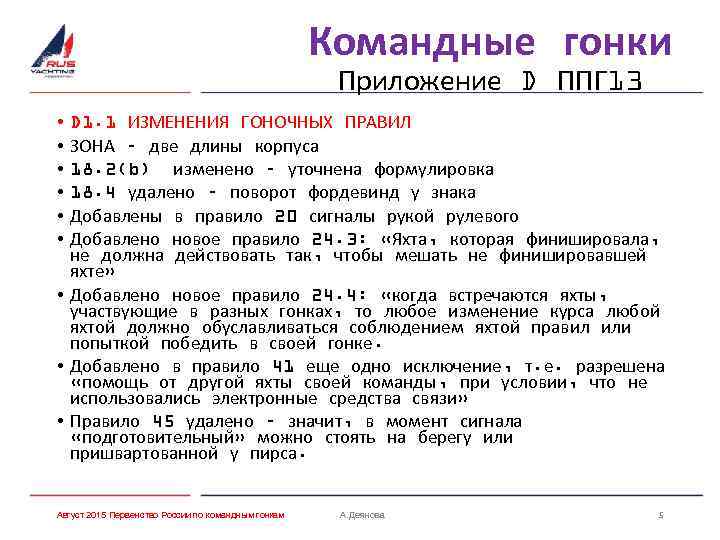 Командные гонки Приложение D ППГ 13 D 1. 1 ИЗМЕНЕНИЯ ГОНОЧНЫХ ПРАВИЛ ЗОНА –
