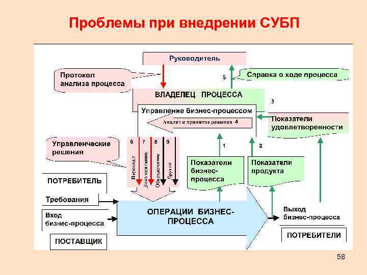 Проблемы при внедрении СУБП 58 