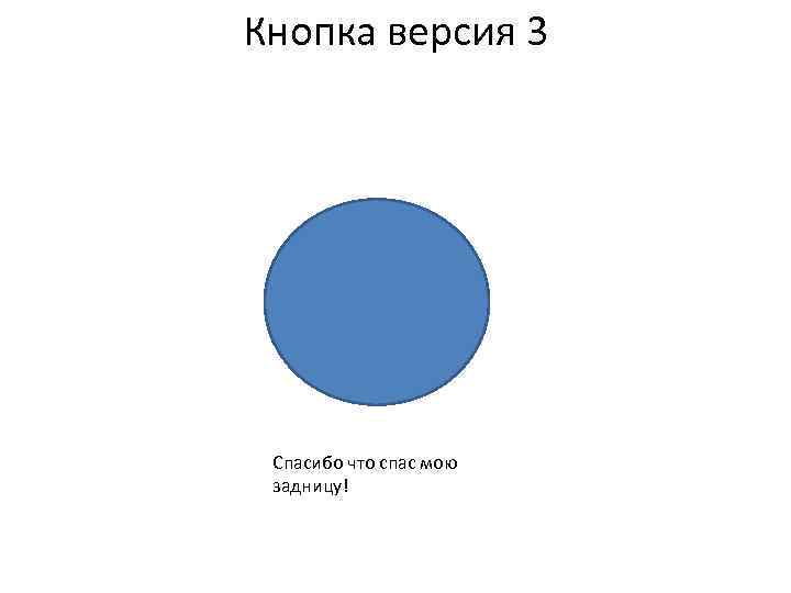 Кнопка версия 3 Спасибо что спас мою задницу! 