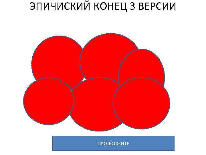 ЭПИЧИСКИЙ КОНЕЦ 3 ВЕРСИИ ПРОДОЛЖИТЬ 