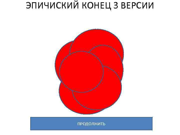 ЭПИЧИСКИЙ КОНЕЦ 3 ВЕРСИИ ПРОДОЛЖИТЬ 