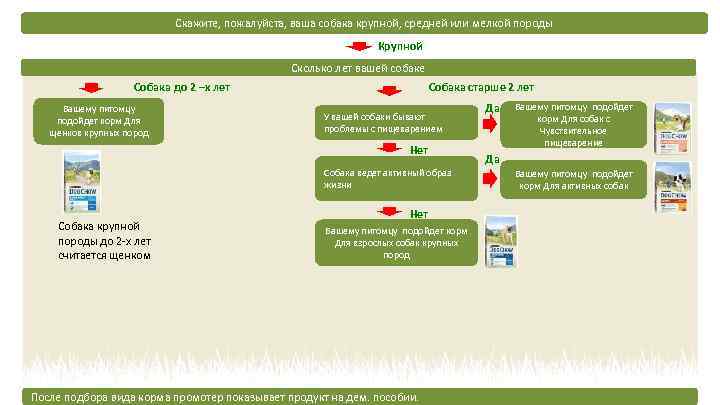 Скажите, пожалуйста, ваша собака крупной, средней или мелкой породы Крупной Сколько лет вашей собаке