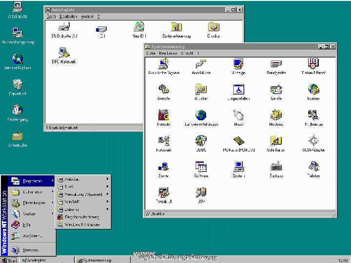 Windows 95 Microsoft Windows 95 – system operacyjny wyprodukowany przez Microsoft Corp. . Swą