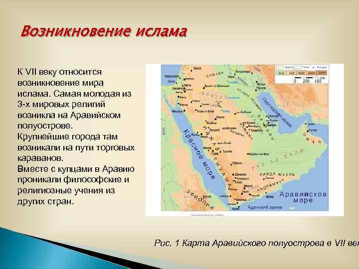 План описания аравийского моря