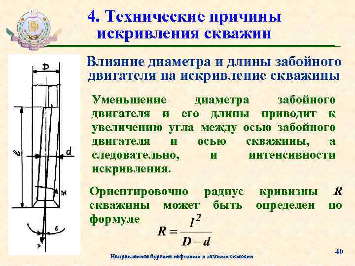 Причина кривизны