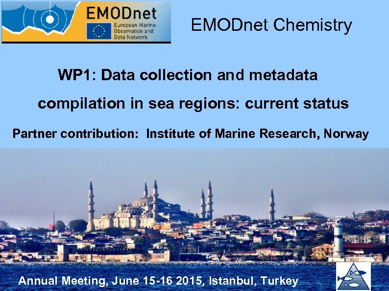 EMODnet Chemistry WP 1: Data collection and metadata compilation in sea regions: current status