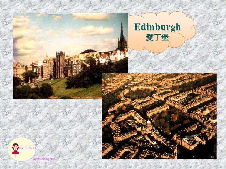 Edinburgh 愛丁堡 JFK DEMO John Cheung 9/98 