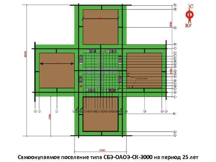 Самоокупаемое поселение типа СБЭ-ОАОЭ-СК-3000 на период 25 лет 