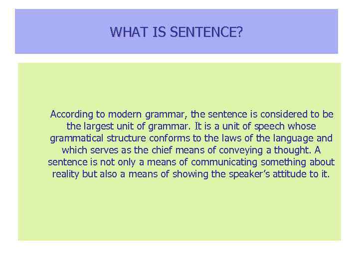 what-is-sentence-according-to-modern-grammar-the
