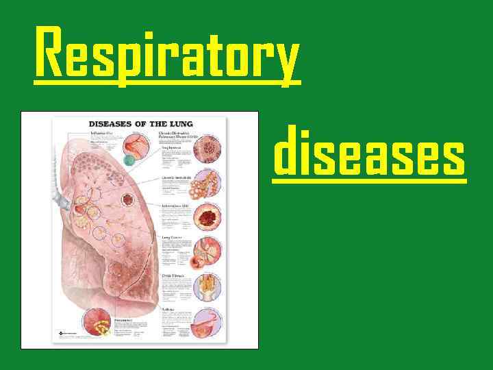 Respiratory diseases 