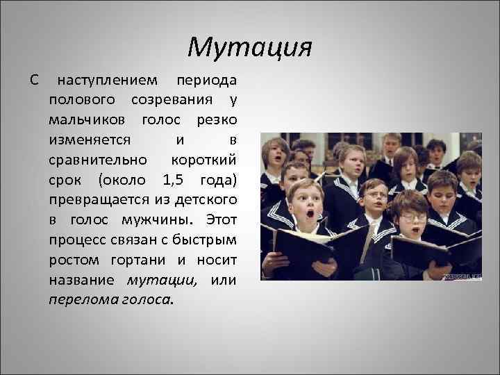 Как меняется голос у мальчиков. Мутация голоса. Голоса мальчиков название. Ломка голоса у мальчиков.