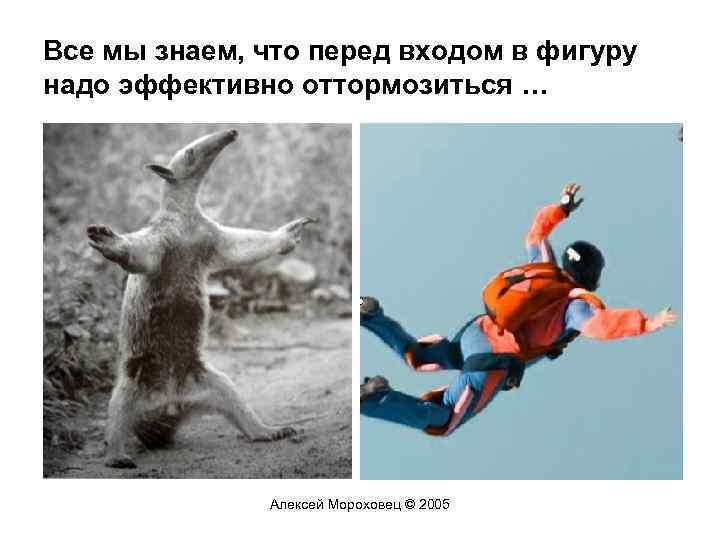 Все мы знаем, что перед входом в фигуру надо эффективно оттормозиться … Алексей Мороховец