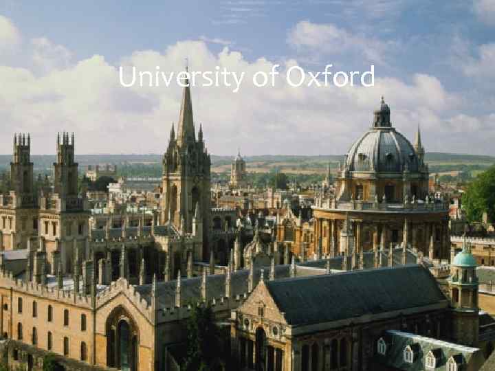 University of Oxford 