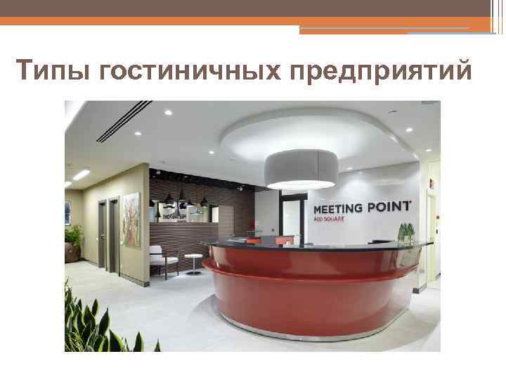 Типы гостиничных предприятий 