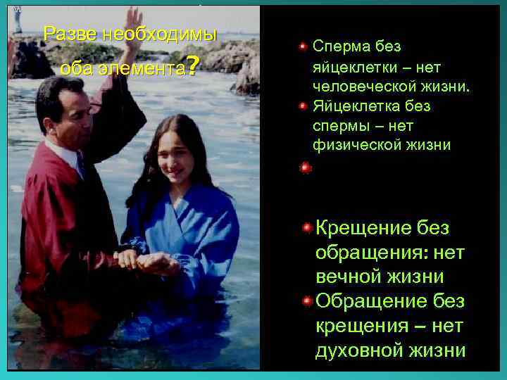 “Sweetheart, I’m Pregnant”- The Miracle of Procreation Разве необходимы оба элемента? Сперма без яйцеклетки