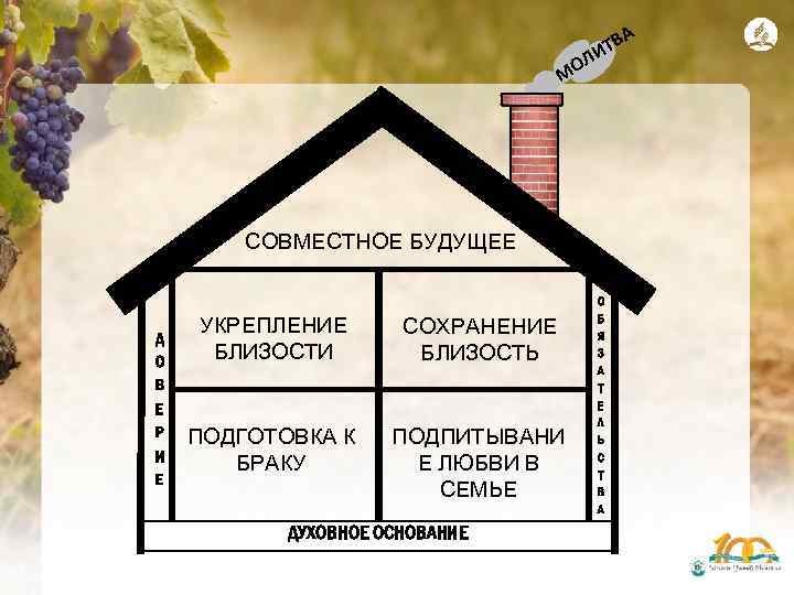 А VI. Protecting Intimacy ТВ ЛИ МО СОВМЕСТНОЕ БУДУЩЕЕ Д О В Е Р