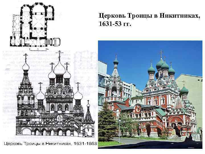 Церковь Троицы в Никитниках, 1631 -53 гг. 