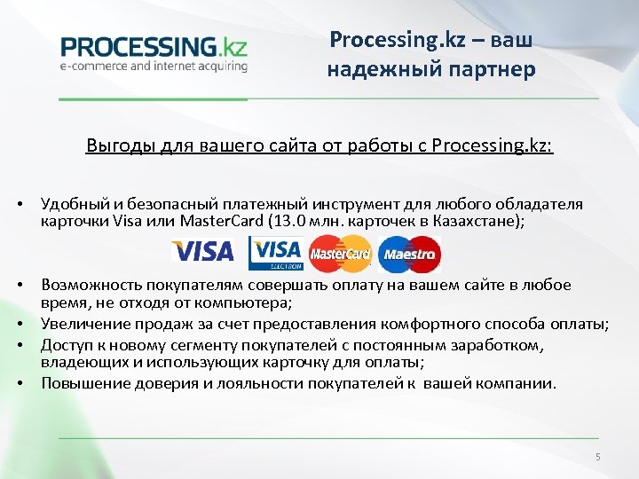 Processing. kz – ваш надежный партнер Выгоды для вашего сайта от работы с Processing.