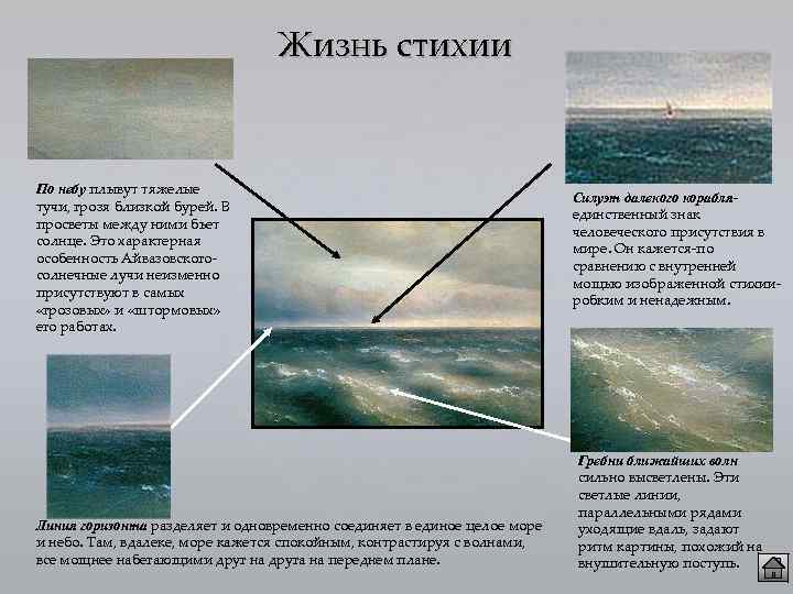 Жизнь стихии По небу плывут тяжелые тучи, грозя близкой бурей. В просветы между ними