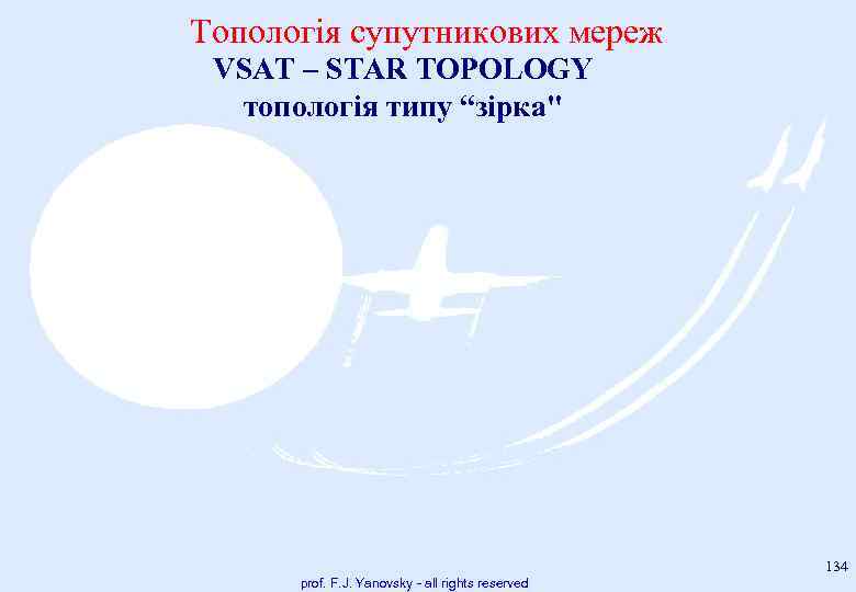 Топологія супутникових мереж VSAT – STAR TOPOLOGY топологія типу “зірка