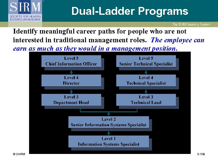 Dual-Ladder Programs Identify meaningful career paths for people who are not interested in traditional