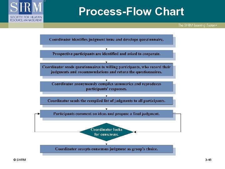 Process-Flow Chart © SHRM 3 -46 