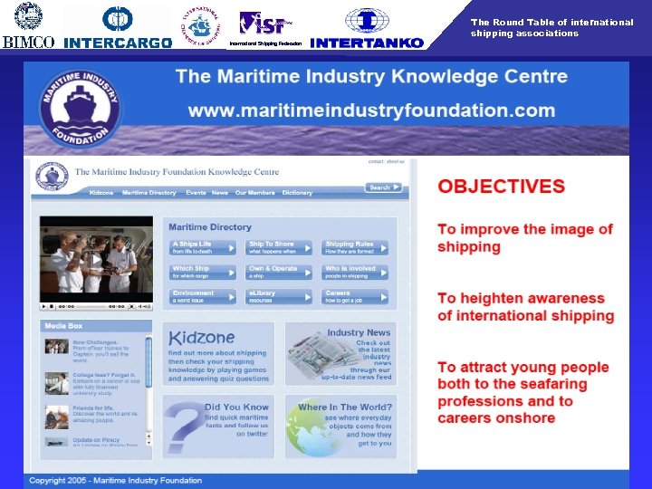 The Round Table of international shipping associations International Shipping Federation 