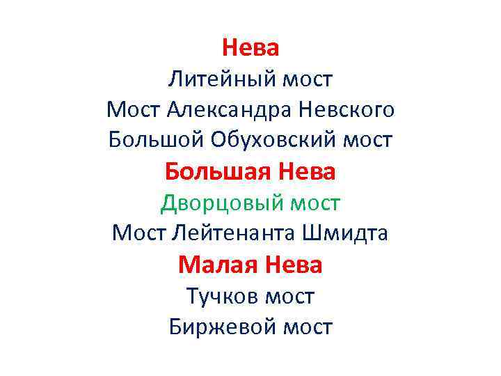 Нева Литейный мост Мост Александра Невского Большой Обуховский мост Большая Нева Дворцовый мост Мост