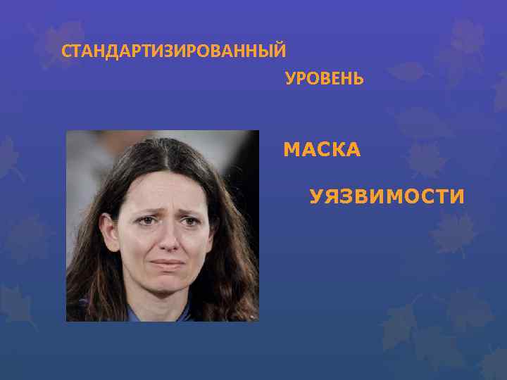 СТАНДАРТИЗИРОВАННЫЙ УРОВЕНЬ МАСКА УЯЗВИМОСТИ 