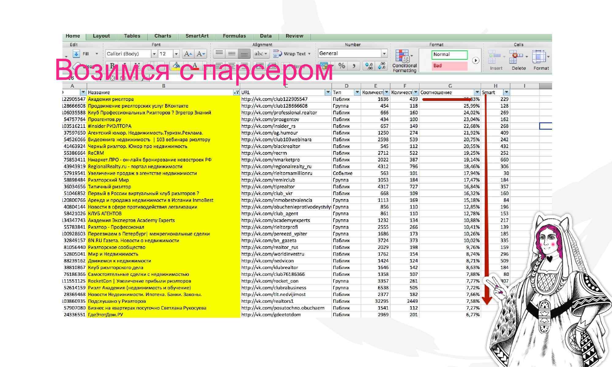 Возимся с парсером 8 