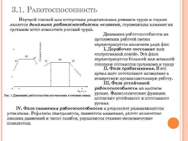 3. 1. РАБОТОСПОСОБНОСТЬ Научной основой для построения рациональных режимов труда и отдыха является динамика